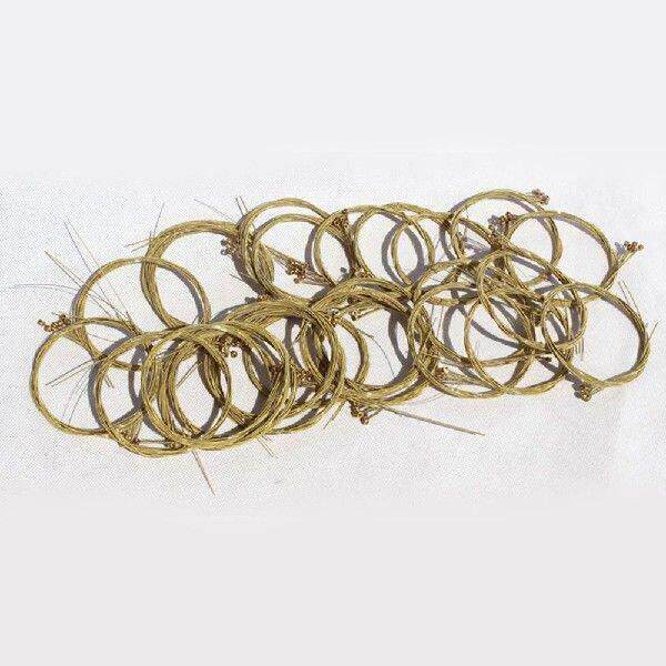 10PCS Set Acoustic Guitar Strings Quality Colorful Strings