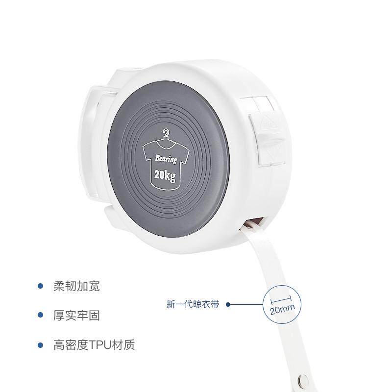 隐形卧室阳台晾衣绳室内免打孔晒衣绳酒店简约可伸缩晾衣绳