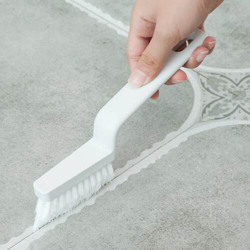 Bathroom corner brush for cleaning tile floor gaps, a kitche