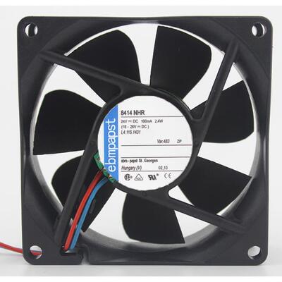 8414 NHR 24V 100mA 2.4W 8CM 8025 2线 散热风扇