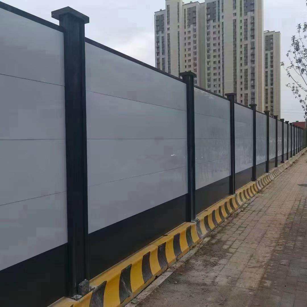装工式围挡西安地铁围挡工地临时安全围程墙工道配路施钢wd结构围