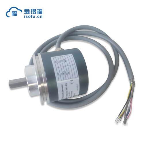 SSI信号输出绝对值58外径夹紧法兰线缆连接编码器可另加TTL或HTL