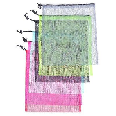 6pcs Drawstring Lightweight Mesh Storage Bag Bag Storage