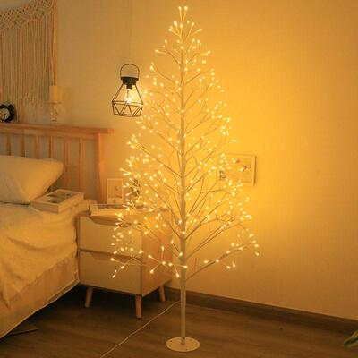 LED simulation Christmas tree warm color room simple atmosp