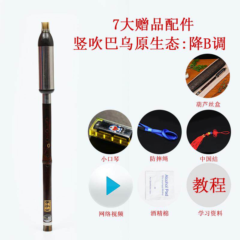 高档巴竖吹降竹b调c调横吹乌g调f调学生成人初学者入门巴紫巴乌乐