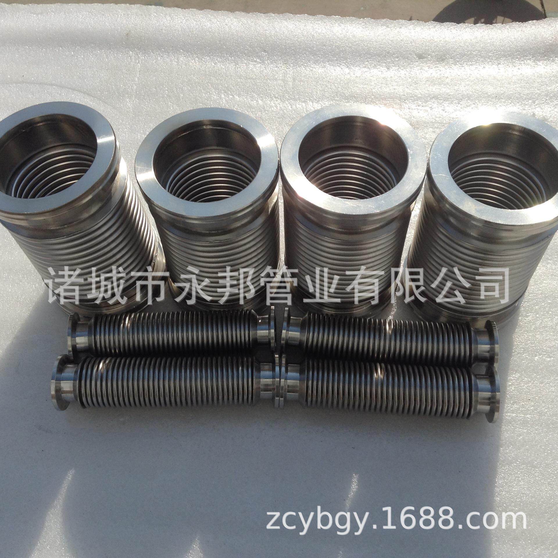 ISO63-L255高真空不锈钢卡钳法兰波纹管 真空设备用减震型波纹管