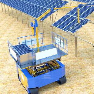 光伏板铺装机吸附式太阳能光伏板安装铺装车光伏板安装设备厂家