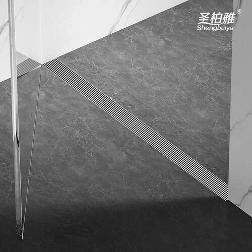 新款直销可定制卫生间304不锈钢长条地漏防臭淋浴房加大排量长方