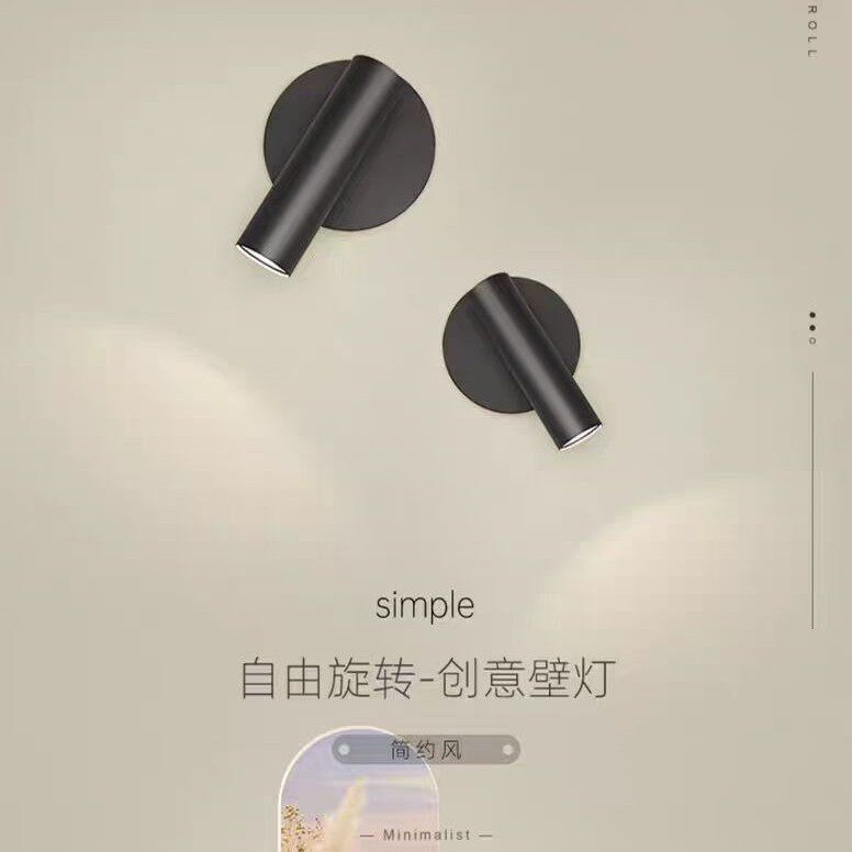 背景墙led床头灯床头户外吊灯