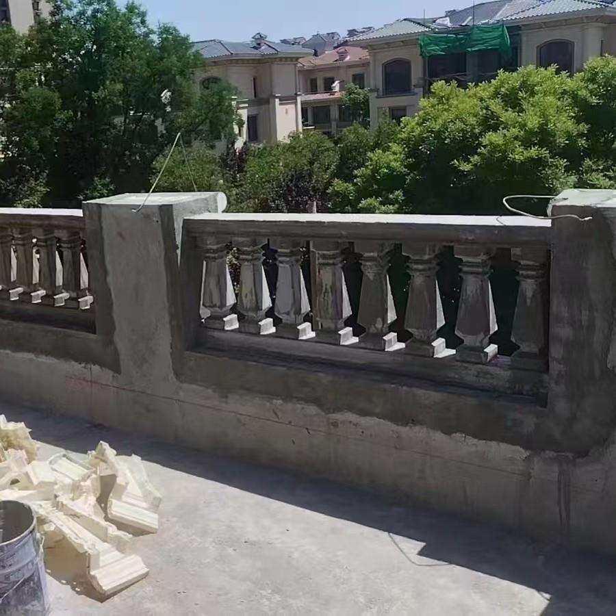 水泥围墙护栏模具花瓶柱自建房别墅模具水泥兰花加厚新中式立柱