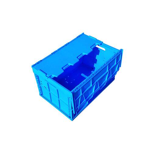 折叠箱送塑料箱流加厚带盖周转箱生超WHZ市鲜冷链配物箱仓库收纳