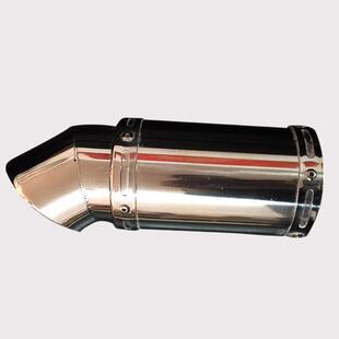 7寸炮口直管车型通用尾喉不锈钢消声器汽车改装 不锈钢排气管