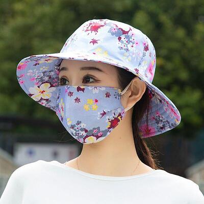 2025 New Women's Hat Sun Protection UV Blocking Cycling Face