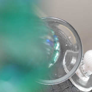 欣可家居欧式中古烛台玻璃花瓶高级感桌面装饰摆件小号轻奢花器