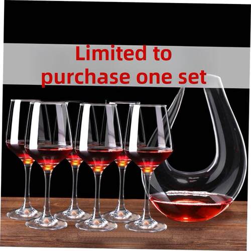 Red wine glass set 6 wine glasses and 4 goblets for wine