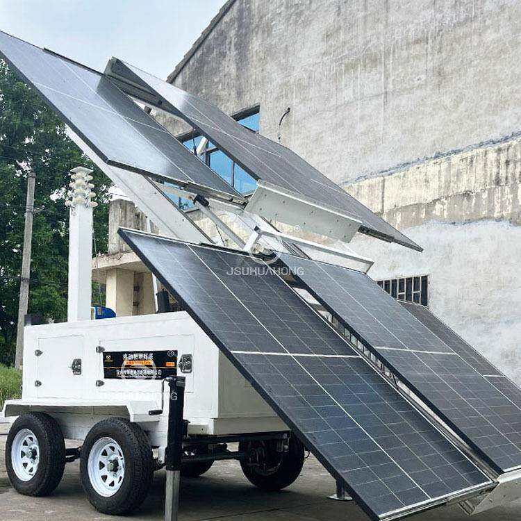 Mobile lighting lighthouse牵引拖挂式移动照明灯塔太阳能9米杆
