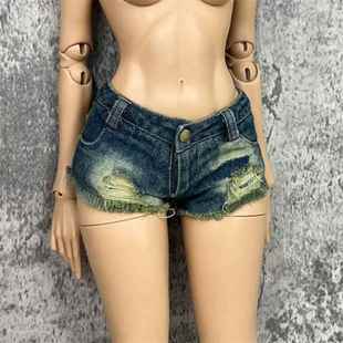 BJD娃衣【咔咔星球】寄售 三分四分sd16 牛仔辣妹短裤 破洞短裤