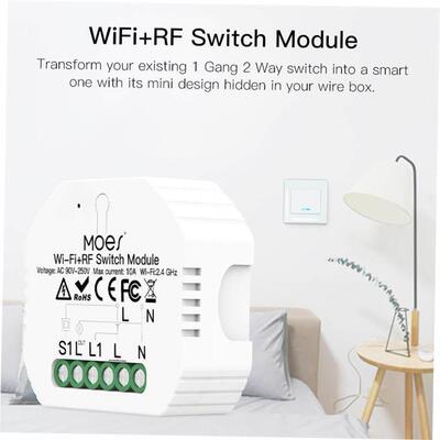 Moes Smart ZigBee WiFi Switch Module Dimmer Curtain Switch S