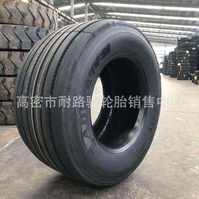 445/45R19.5 435/50R19.5轮胎全钢丝真空平板运输车轮胎载重