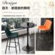 吧台桌现代吧简约高脚桌圆吧台桌01形家用商用椅酒桌组合阳吧台休