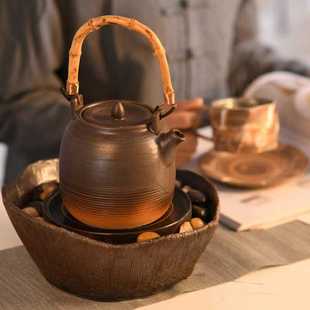 电陶炉围炉煮茶器智能静音茶炉全自动小型家用玻璃煮茶壶泡茶套装