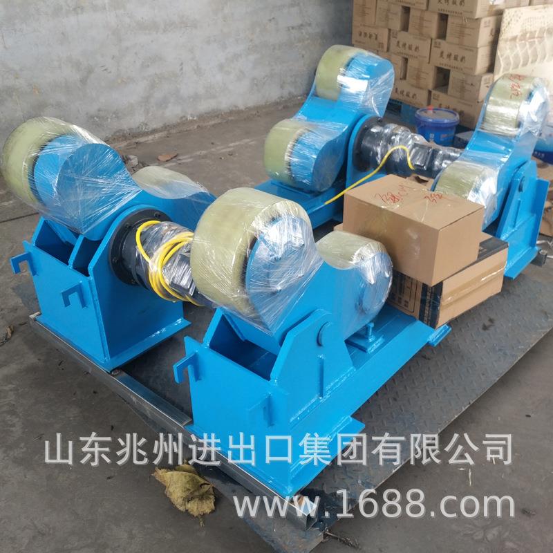 双驱动焊接滚轮架聚氨酯胶轮自调滚轮架定制托轮架