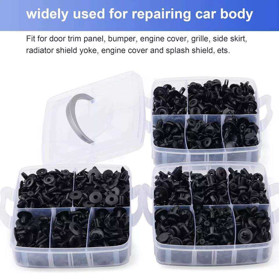 汽车保险杠固定夹塑料铆钉扣推销装饰面板挡泥板夹