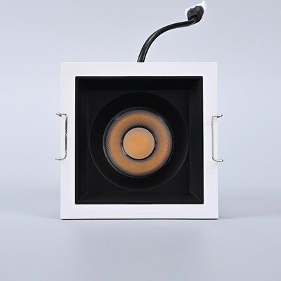 方形射灯防眩筒灯RA92-95光显跨境室内LED灯具天花灯无主灯