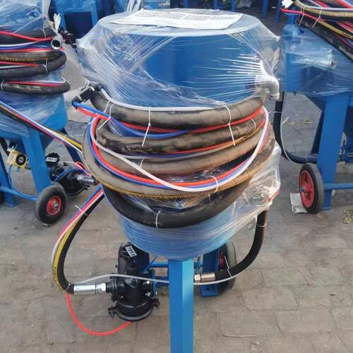 小型除锈喷砂机无尘水砂混合喷沙机钢材清理除锈设备