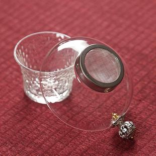耐热创意玻璃茶漏茶滤 功夫茶具配件茶虑滤茶器 隔茶叶过滤网漏斗
