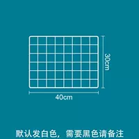 Серебряная 40x30 см белая сетка, L-Large