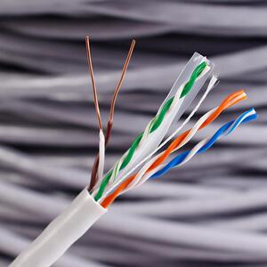万网线家用千兆超六6类ZNB晶头宿舍带电宽脑水路由器七类兆成品