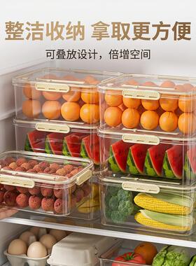 保鲜盒食品级冰箱专用密封盒收纳盒透明冷冻食物水果便当泡菜盒