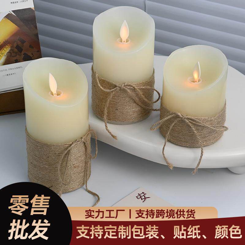 电子蜡烛 遥控款生日婚庆道具摇摆仿真电子蜡烛灯LED小夜灯