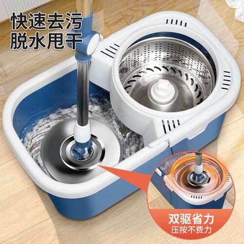 旋转拖把家用一拖净2025新款干湿两用水桶一体拖地自动脱水免手洗
