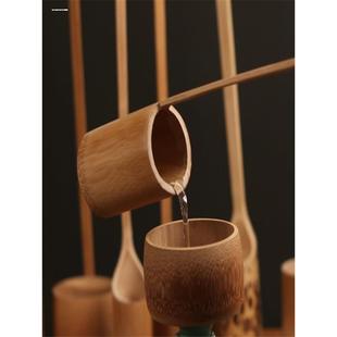 打酒器酒提子打 酒勺子 家用 小号酒吊竹子竹制水勺 酒端子z