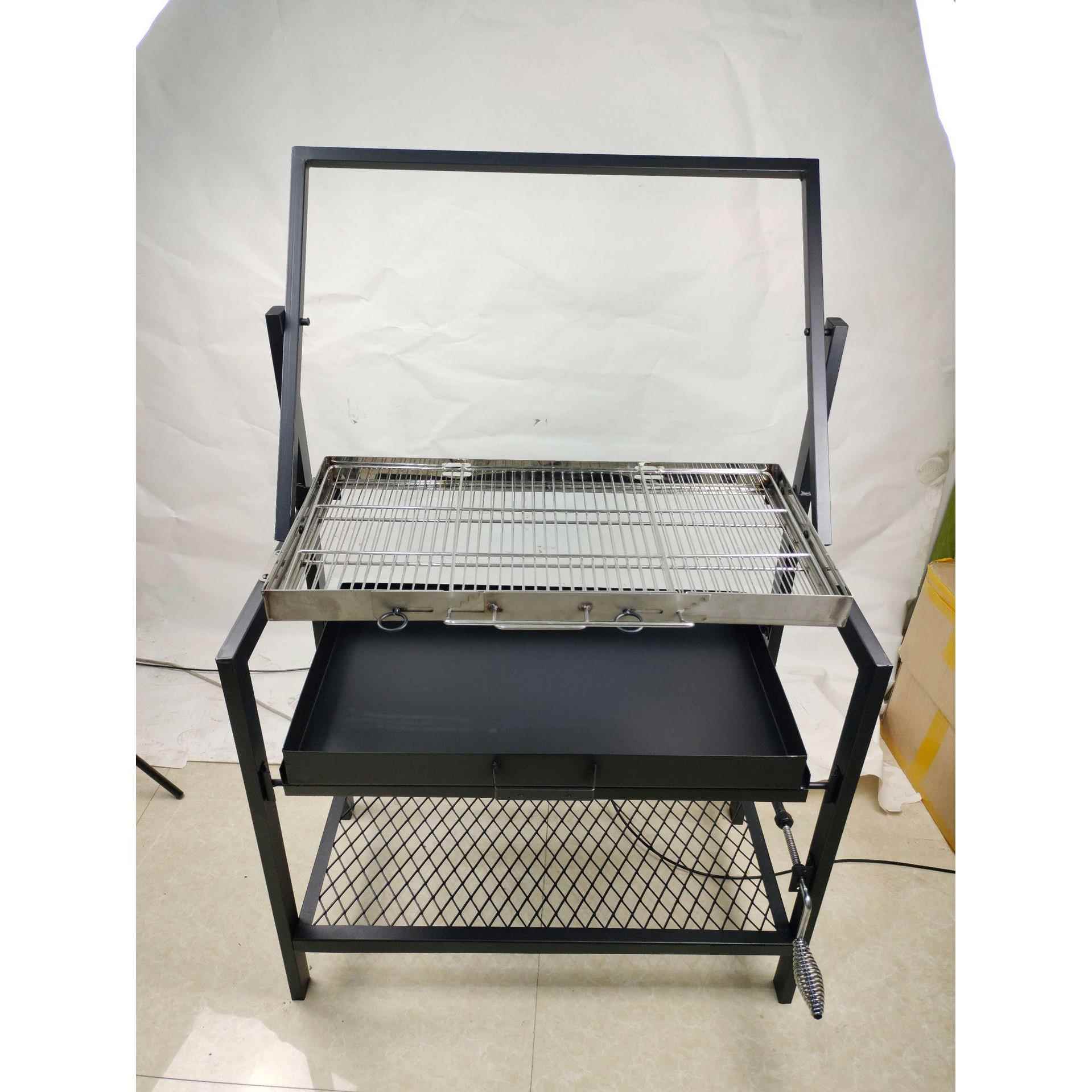 大号加厚折叠烧烤炉不锈钢木炭烤肉烧烤架便携式BBQ野营碳烤炉