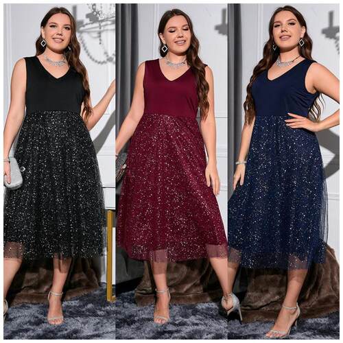 Intellectual women's autumn plus size mid waist blue polka