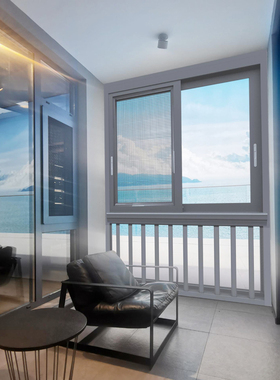 欧迪克封阳台铝合金窗户三轨推拉窗断桥铝玻璃窗阳台推拉窗平移窗