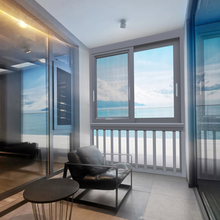 欧迪克封阳台铝合金窗户三轨推拉窗断桥铝玻璃窗阳台推拉窗平移窗