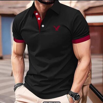 Men's Contrast Trim Polo Shirt