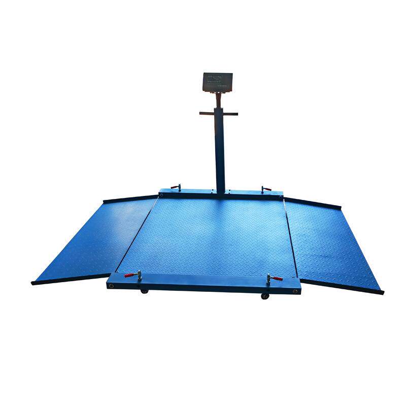 来图定作移动式电子磅1-3吨电子磅带斜坡移动磅折叠引坡地磅称