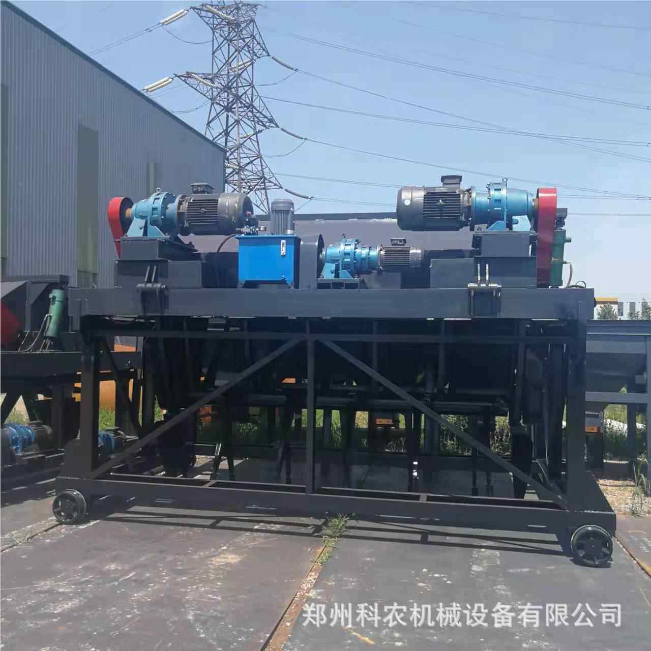 新型液升降槽式389发酵翻机抛 羊粪做有肥发酵床压设备肥机料加工