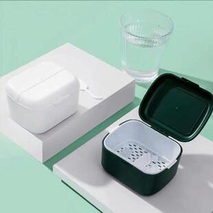 Orthodontics Storage Box Hollow Out Double Layer