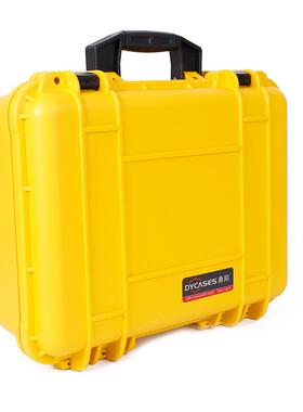 D487黄色手提工具安1全箱水防潮具仪器128设备工面板防防护塑料箱