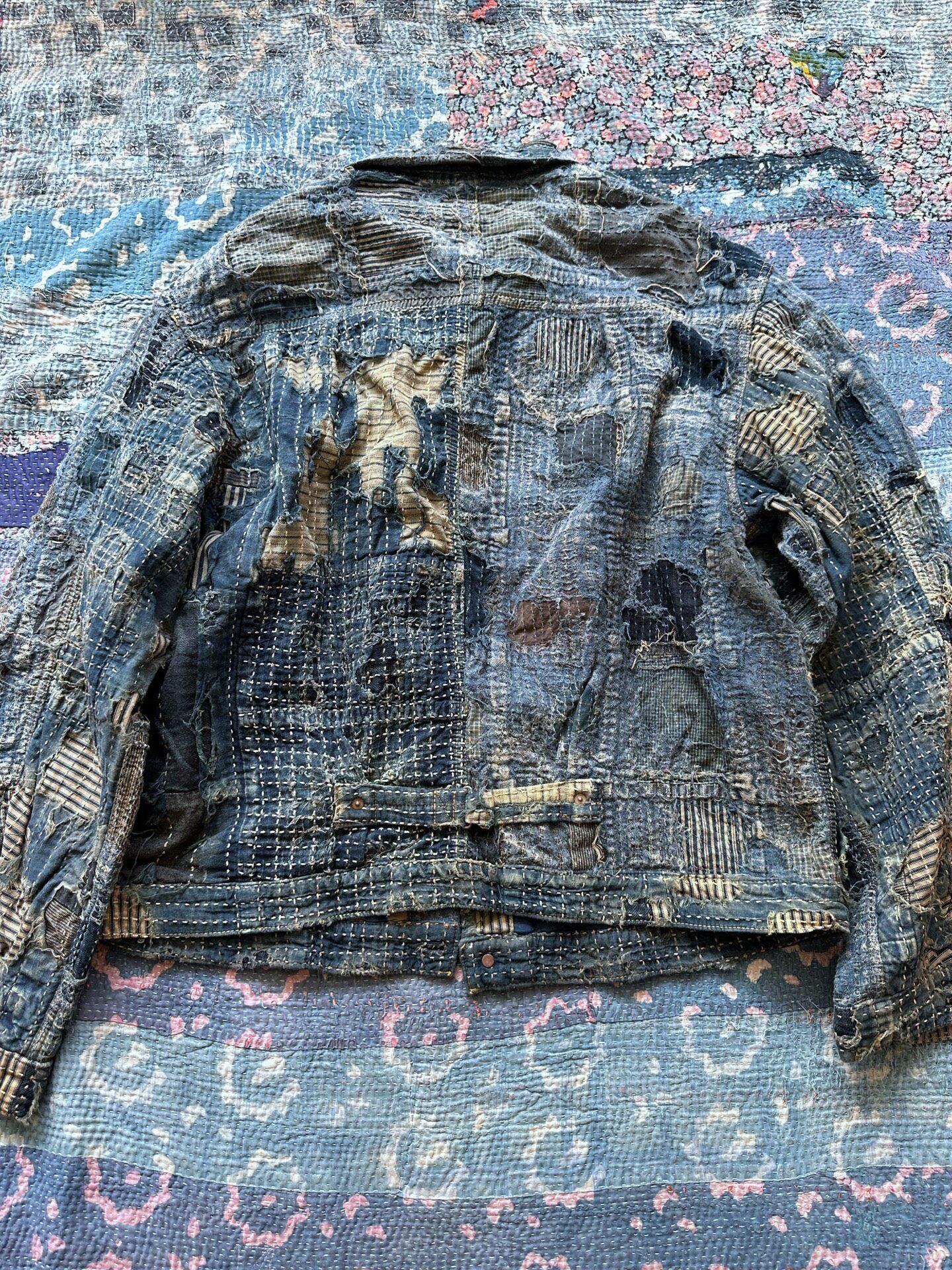 KAPITAL Boro Patchwork Jacket — front