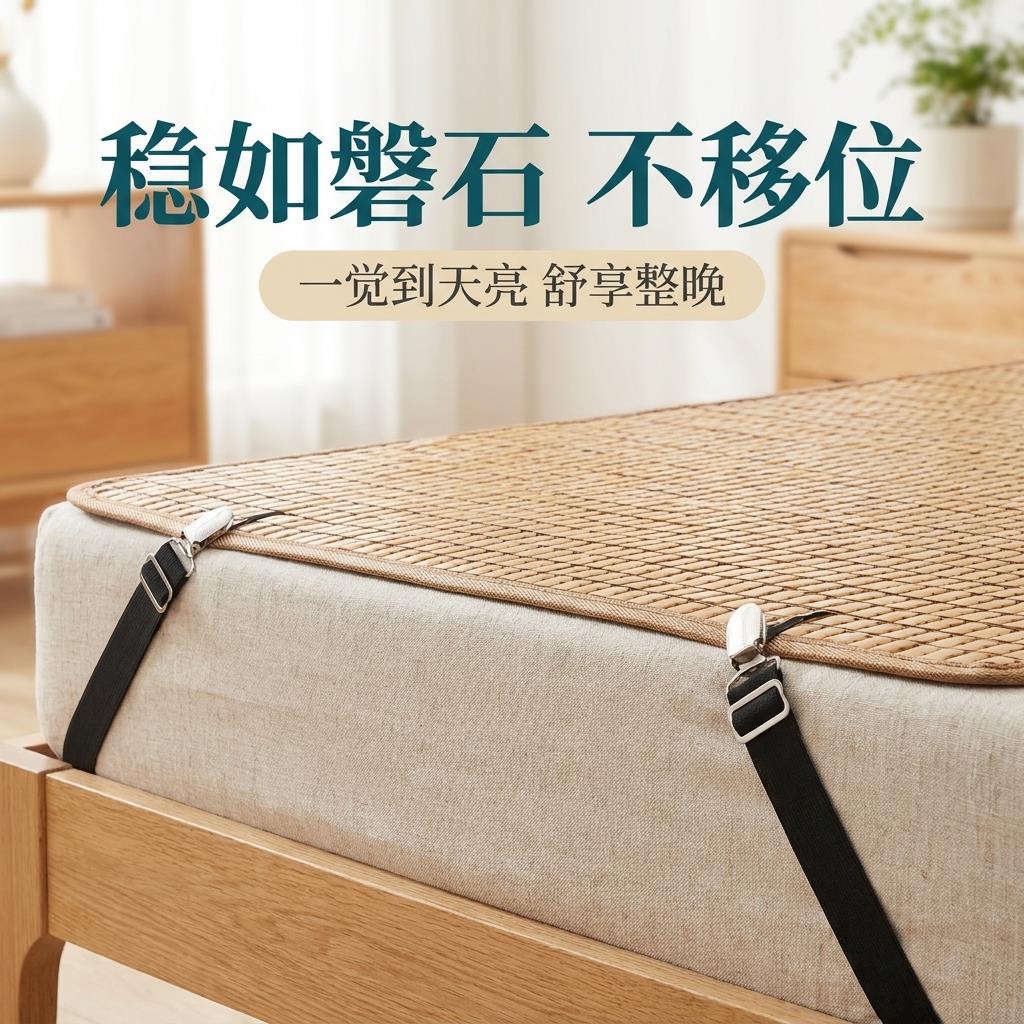 凉席防滑固定器防跑床垫沙发床单固定神器隐形强力扣防跑无痕夹子