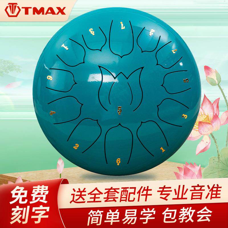 空灵鼓12寸11音13音初学者钢舌鼓专业儿童打击乐器手碟忘忧鼓