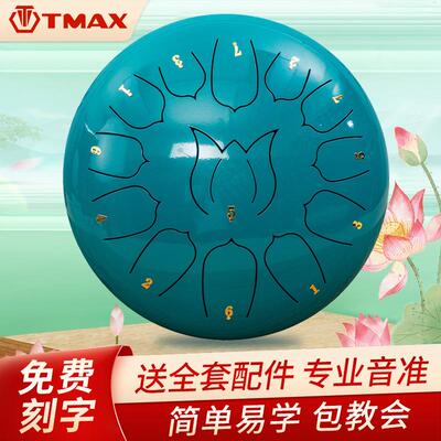 空灵鼓12寸11音13音初学者钢舌鼓专业儿童打击乐器手碟忘忧鼓