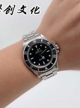 保值收藏9.5新劳力士潜航者手表男表全自动机械正品14060
